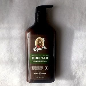 🌲🪵Dr. Squatch Men's Natural Hand & Body Lotion PINE TAR Daily Use 10.0 FL OZ